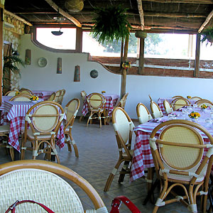 Restaurant in the island of Capri