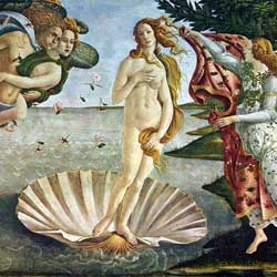Botticelli: La nascita di Venere