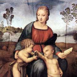 Raffaello: Madonna del Cardellino