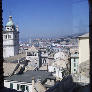 Genoa tower of Grimaldi