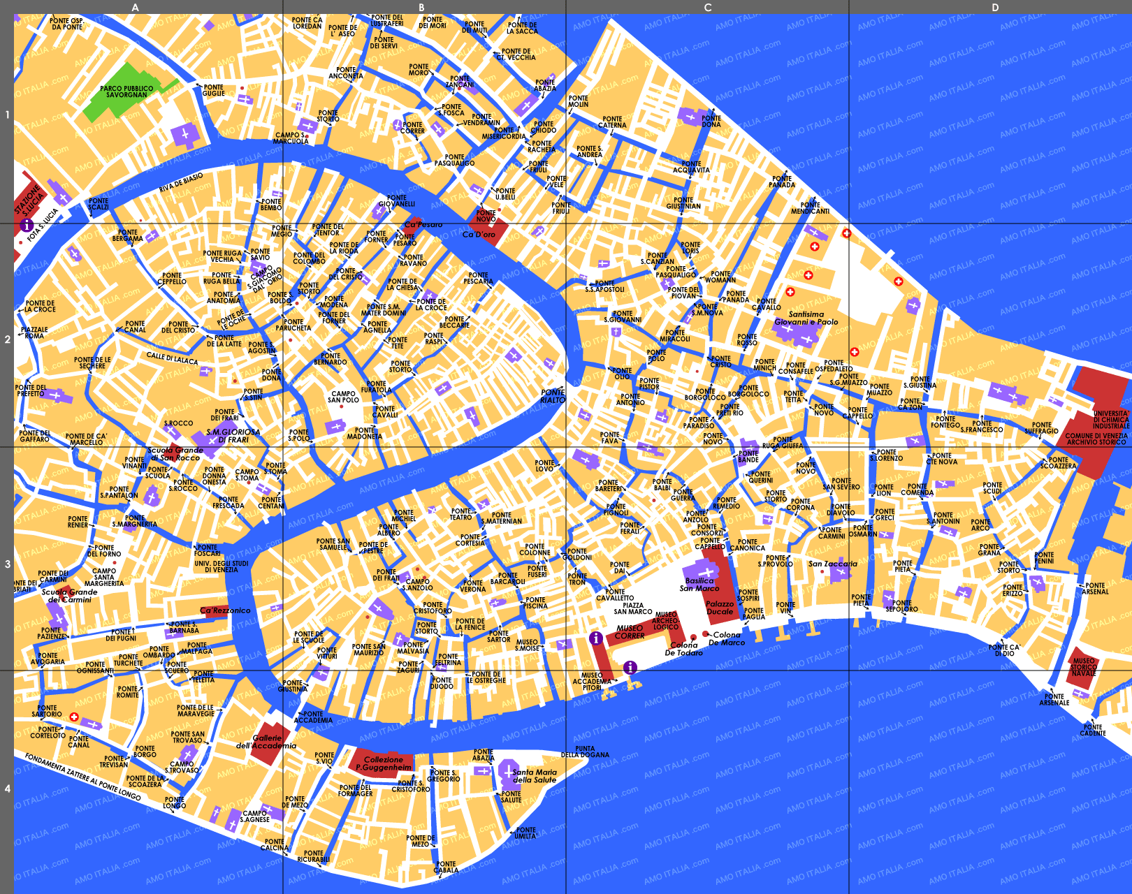 Venice Location Map