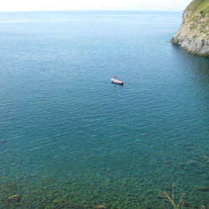 Hot Spring of Sorgeto Bay in Ischia