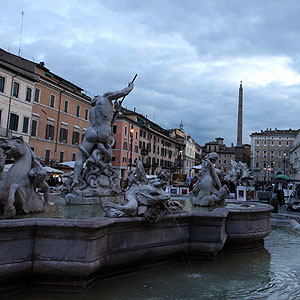 Piazza Navona e Fontana dei Quattro Fiumi